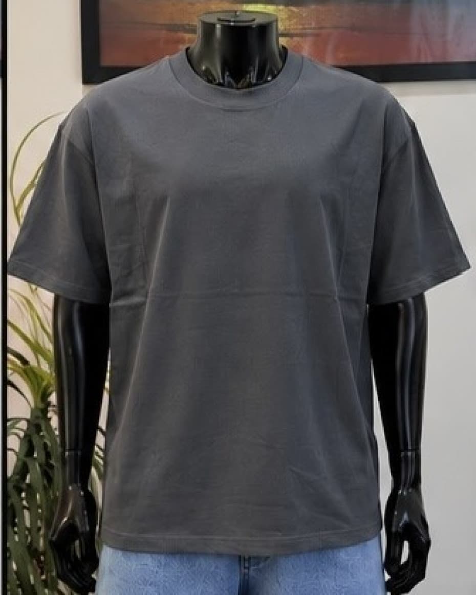 Grey Plain Tee